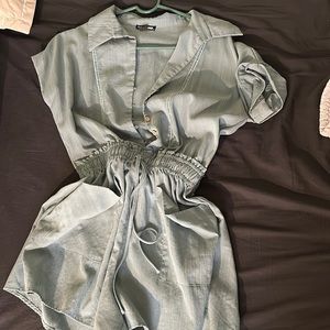 Stylish ribbed Romper